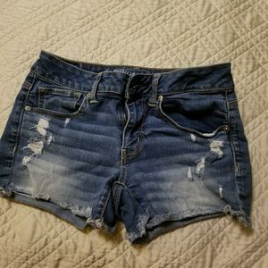 American Eagle super stretch midi shorts